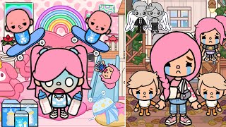 I Became A Mom For My Little Siblings After Our Parents Left | Toca Life Story | Toca Boca