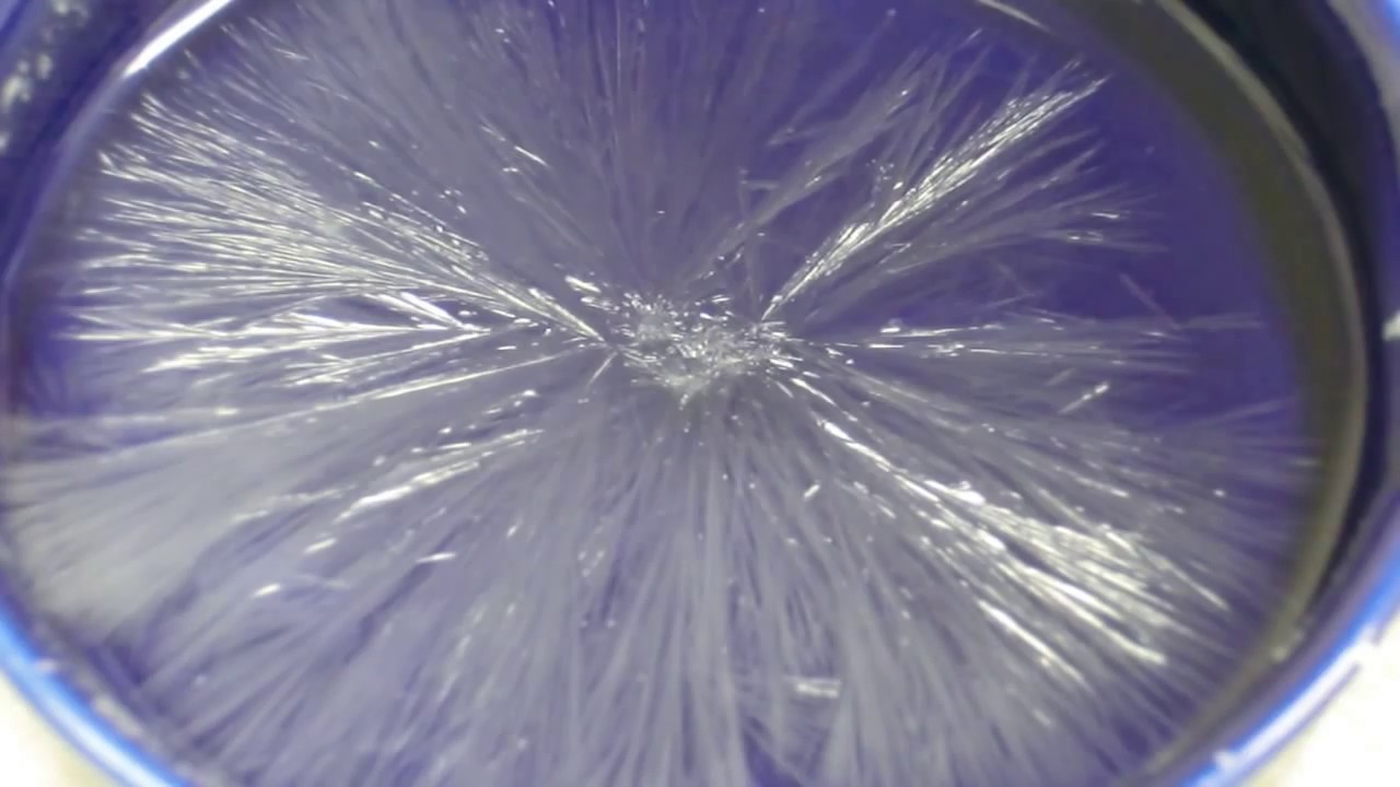酢酸ナトリウムの過飽和からの析出 Youtube