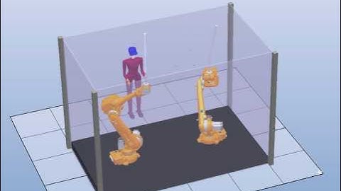 ABB Robotics IRB 4600 - Fencing simulation