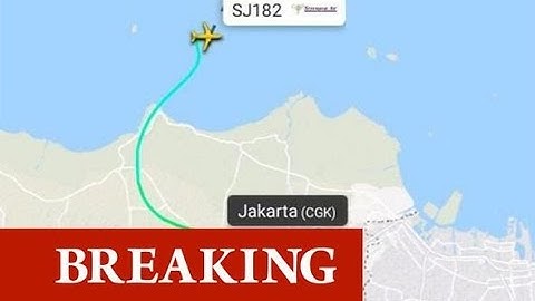 Indonesian Boeing 737-500 crashed off the coast Jakarta | Sriwijaya Flight SJ182 Plane Crash,Jakarta