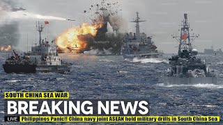 Philippines Panic!! China Navy Joint Asean Hold Military Drills In South China Sea