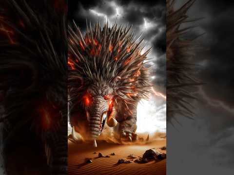 Rampaging Beast: The Infernal Mammoth Unleashed"InfernalBeast #MythicalCreature #EpicBattle #shorts