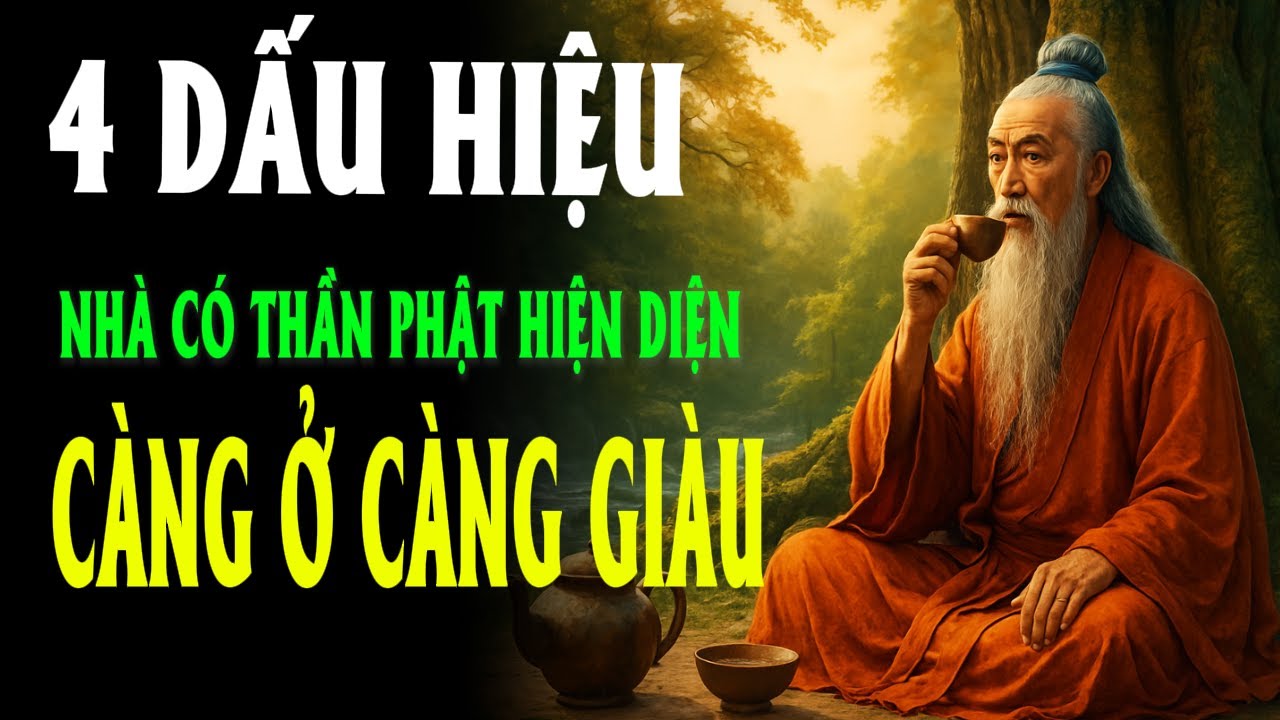 Outline Video Càng Ở Càng Giàu: 4 Dấu Hiệu Nhà Có Thần Phật Hiện Diện | HỌC TỪ CỔ NHÂN