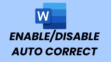 How To Enable/Disable Auto Correct In Microsoft Word (2025)