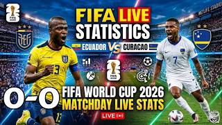 Ecuador vs Curaçao | FIFA World Cup 2026 Live Stats & Match Highlights