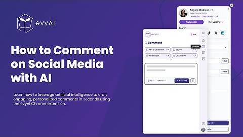 How to Use AI for Social Media Comments | evyAI Chrome Extension Tutorial (Outdated Video)