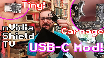 Modding and fixing an nVidia Shield TV with USB-C