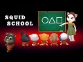 My talking tom friends  squid school  squid game