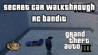 Grand Theft Auto 3 Secret Car Walkthrough - Rc Bandit