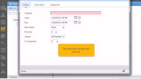 How to create tasks in SmarterMail