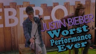 Justin Bieber - Worst Performance Ever - What Do You Mean - Shreds Resimi