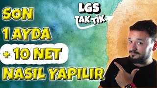 LGS Son 1 Ayda +10 Net Nasıl Yapılır? LGS 2023