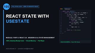 FS-105: REACT STATE WITH useState | Full Stack Java