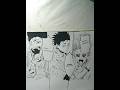 Drawing JuJustu Kaisen character With Pen✒️ #drawing #jujutsukaisen #anime