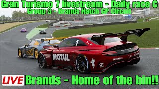 Gran Turismo 7 livestream - Daily race C...Group 3 - Brands Hatch GP Circuit