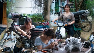 Full video: Scrap Motorcycle Restoration Project in 3 Weeks! Mechanic Girl Repairs Motorcycles