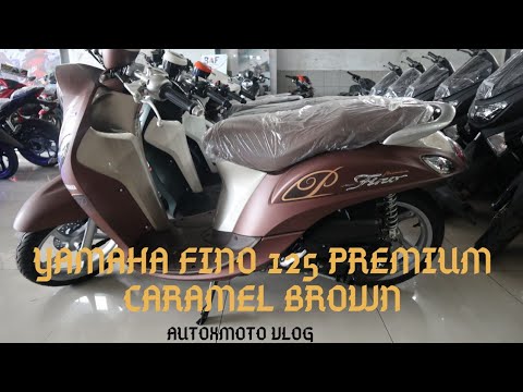  Yamaha Fino Premium  125 2019 Caramel Brown Coklat YouTube