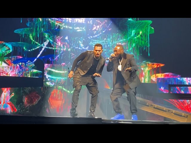 Chris Brown ft Davido - Sensational Live @ Dubai