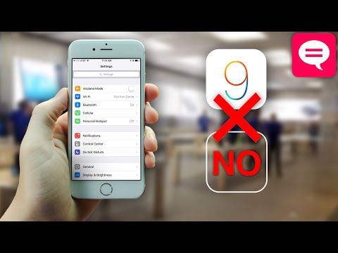 Por qué no actualizar a iOS 9