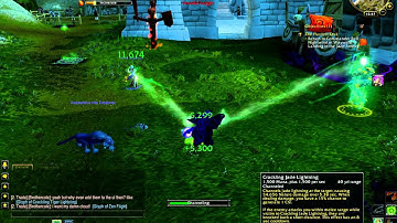 Pandaren Mistweaver Monk, goofing around.