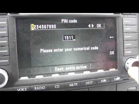 How To Find Your VW Radio PIN Code And Get Out Of SAFE Mode