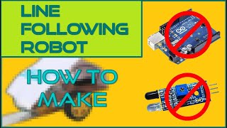 How to make the simplest DIY line follower robot car with cardboard easy