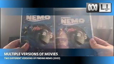 Two different versions of Finding Nemo (2003)