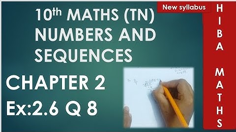 10th Maths chapter 2 exercise 2.6 question 8. TN Samacheer hiba maths portions.ragu wish to buy...