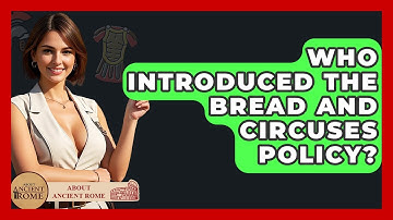 Who Introduced The Bread And Circuses Policy? - All About Rome