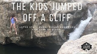 The Kids Jumped Off A Cliff!!!