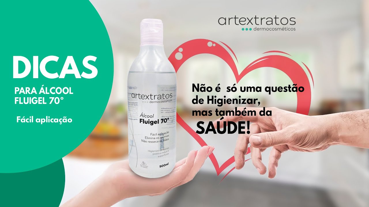 Dicas para aplicação do Álcool Fluigel 70º - YouTube