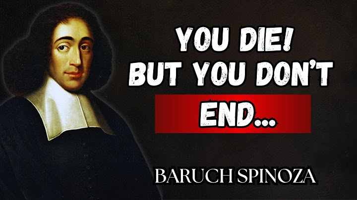 SPINOZA odhaluje: Smrt není konec, ale unie