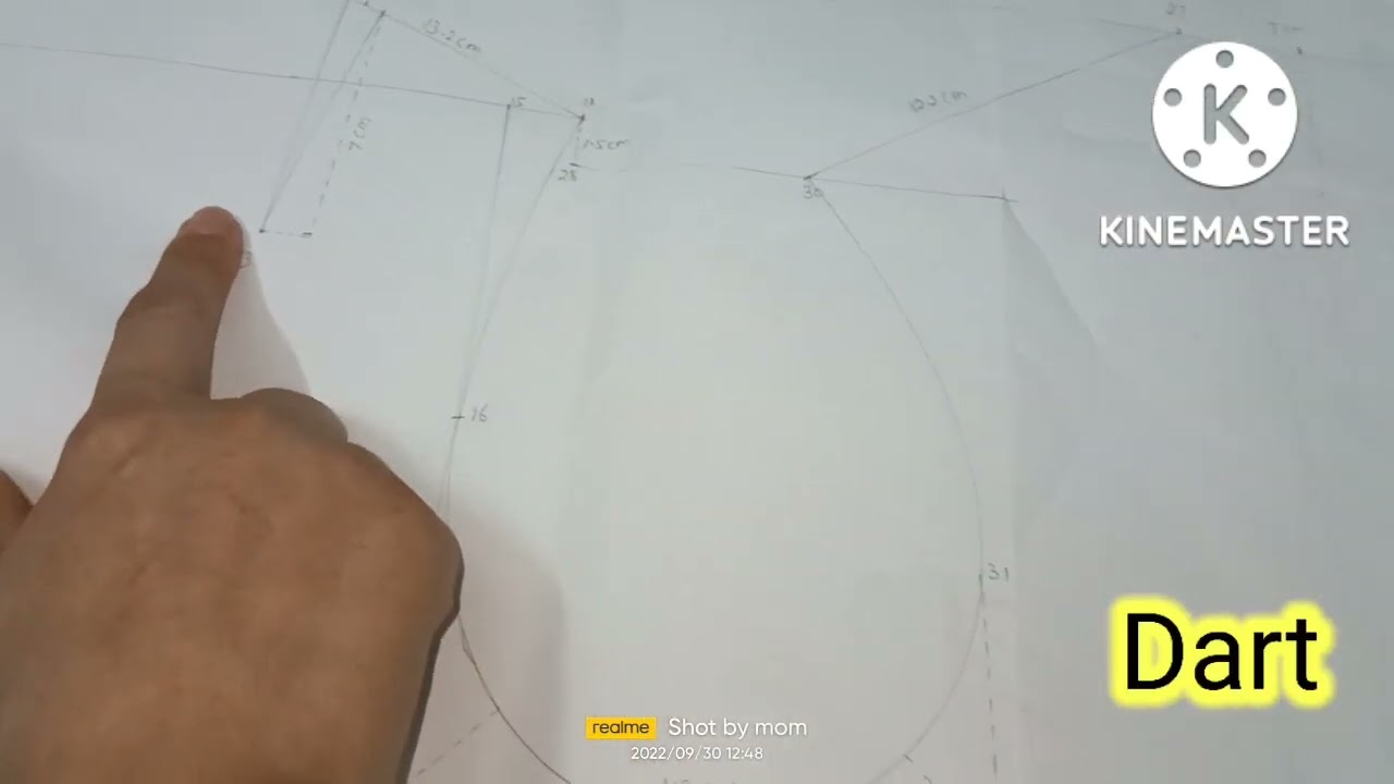 How to make Female bodice block pattern. Female body block pattern with measurements kse banaye.