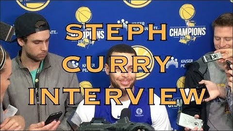 Entire STEPH CURRY interview from practice in Oakland, 2 days before 2018 WCF G3