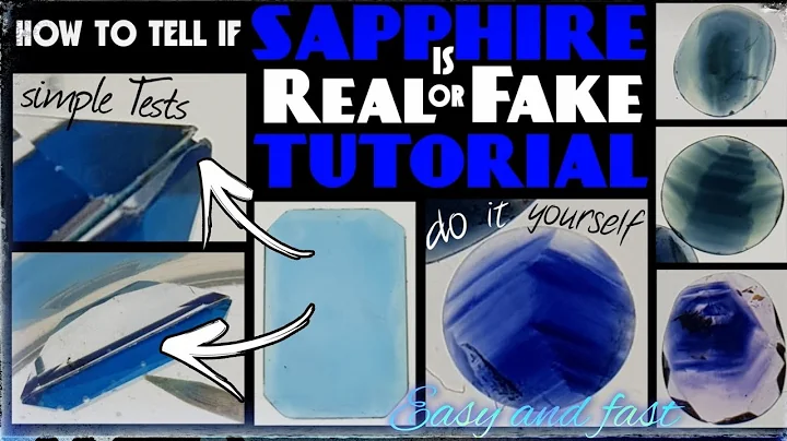 How to tell if Sapphire is Real or Fake 🤔 DIY Tutorial 😁 Easy Gem Test 💎 - DayDayNews