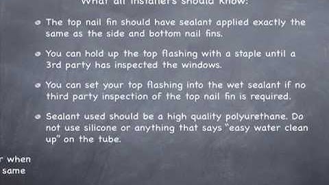 AAMA Method B-Buttered, Barrier Window install vid #3.m4v