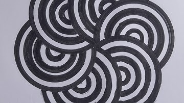 Tutorial video of overlapping circles pattern #geometryart 