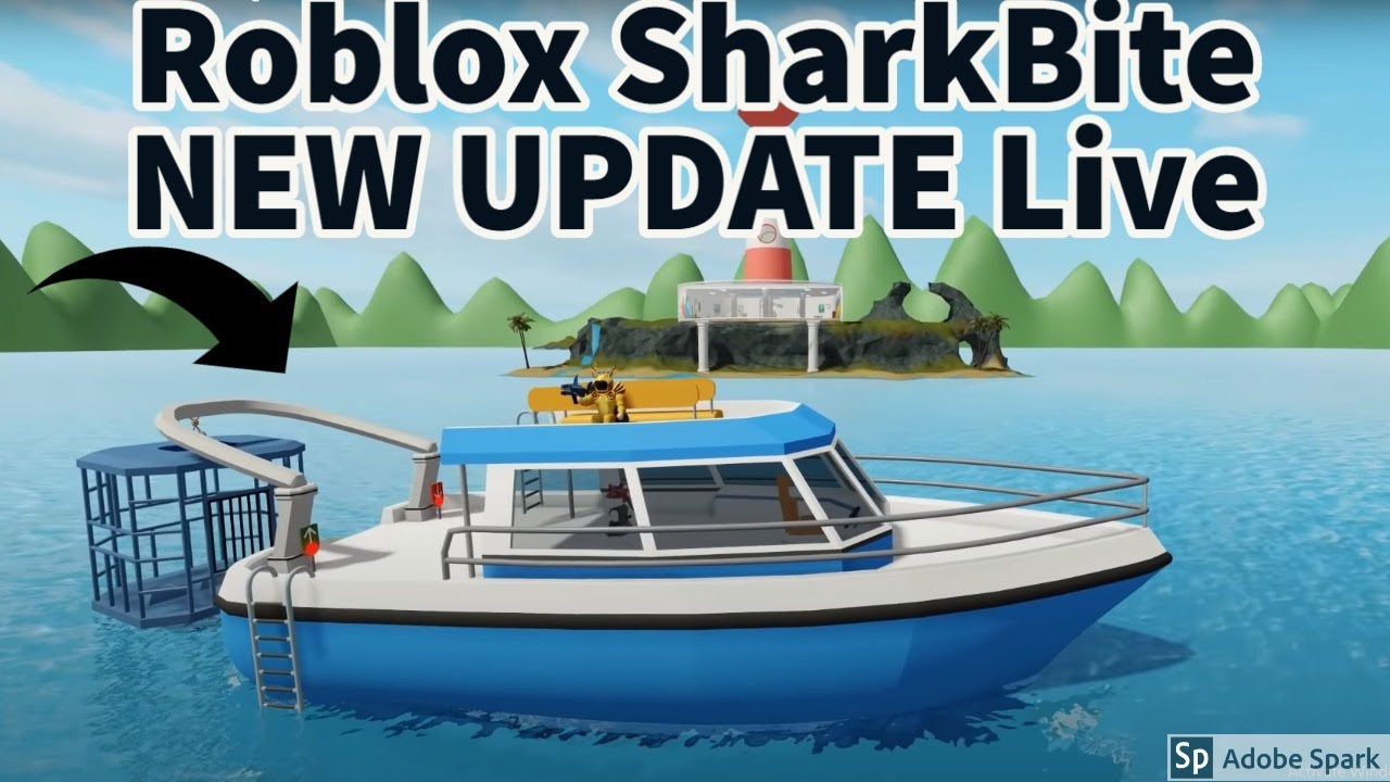 Sharkbite New Update Live Now New Boat Gun And Shark Sharkbite Youtube - roblox in real life sharkbite