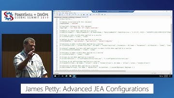 Advanced JEA Configurations by James Petty