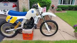 1985 Husqvarna WR250 Liquid Cooled First Test Ride