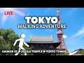 Tokyo Amazing City Walk | Daimon & Shiba Park Adventure