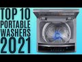 Top 10: Best Portable Washing Machines of 2021 / Compact Washer / Mini Laundry Washer & Spin Dryer