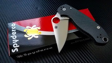Spyderco Para 3 S90V and Carbon Fiber Unboxing!