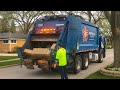 Spring Cleanup 2020: 2 Republic Services Mack LEU Heil DuraPack 5000 Rear Loaders