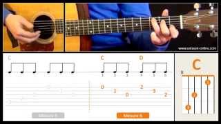 six string fingerpicking hallelujah