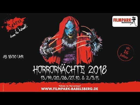 Horrornächte 2018 im Filmpark Babelsberg official Trailer