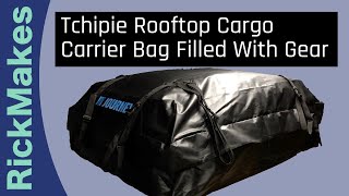 Tchipie Rooftop Soft Cargo Carrier Bag Filled With Gear screenshot 5