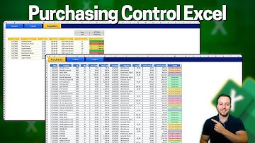How to Make a Purchasing Control Template in Excel | Purchases, Suppliers, Products, etc