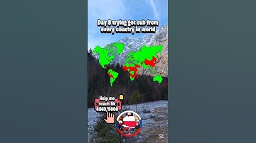Day 8 trying get sub from every country in world #shorts #mapping #mapper #map #feed