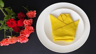 How To Make Tulip Napkin Fold